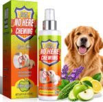 Bitter Apple Spray for Dogs – No Chew Spray to Stop Chewing, Licking & Biting, Natural Bitter Dog Training Spray, Anti Chew for Furniture, Shoes, Cords, Non-Toxic & Safe for Puppies