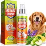 Bitter Apple Spray for Dogs – No Chew Spray to Stop Chewing, Licking & Biting, Natural Bitter Dog Training Spray, Anti Chew for Furniture, Shoes, Cords, Non-Toxic & Safe for Puppies