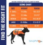 Blaze Orange Dog Vest. Reflective High Visibility in Hunting & Wooded Areas - Image 2