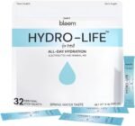 Bloom Bioscience Hydro-Life for Pets - Electrolytes for Dogs & Cats - Dog Electrolytes for Hydration - Works as Dog Hydration Supplement for Dehydration - Pet Water Enhancer Support - 32 Sticks
