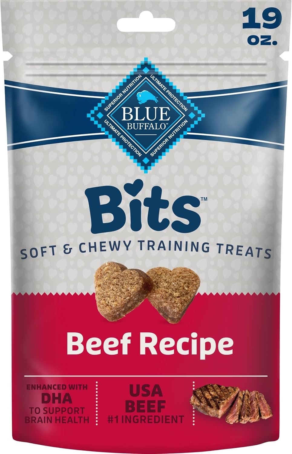 Blue Buffalo Bits Beef Training Treats, 19 oz Blue Buffalo Bits Beef Training Treats, 19 oz