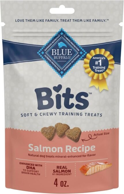 Blue Buffalo Bits Salmon Training Treats, 4 oz