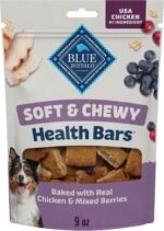Blue Buffalo Health Bars Chicken & Mixed Berries Soft & Chewy Treats, 9 oz