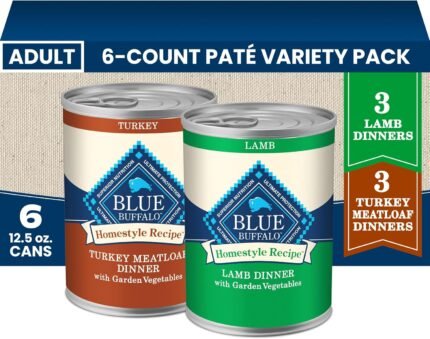 Blue Buffalo Homestyle Recipe Variety Pack Wet Dog Food, 12.5 oz, 6 ct