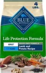 Blue Buffalo Life Protection Formula Lamb & Potatoes Dry Dog Food, 4 lb