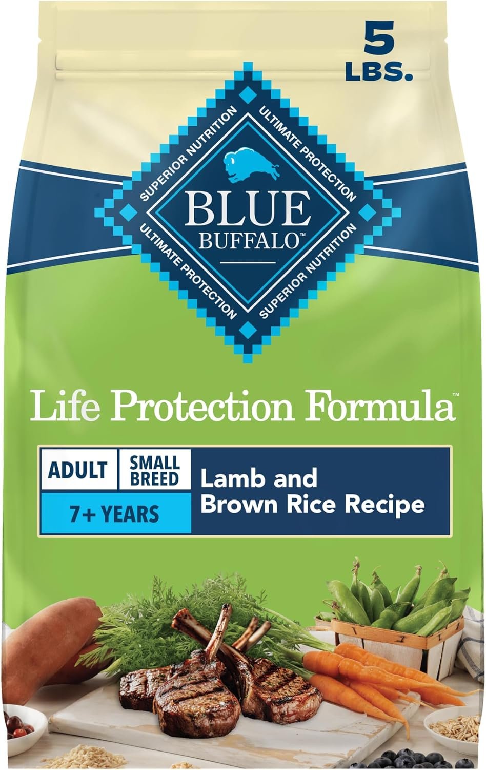 Blue Buffalo Life Protection Formula Lamb Small Breed Dry Dog Food, 5 lb Blue Buffalo Life Protection Formula Lamb Small Breed Dry Dog Food, 5 lb
