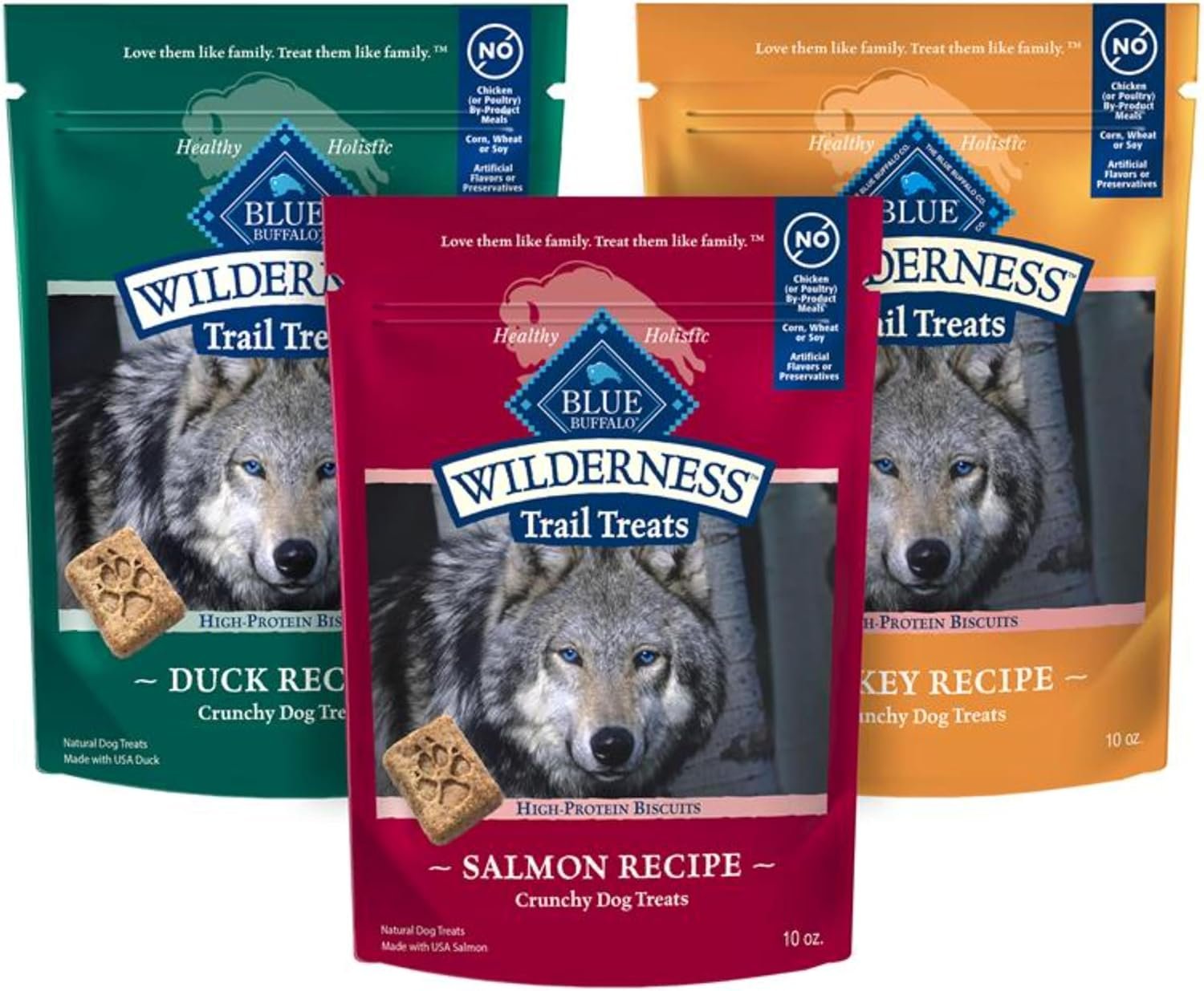 Blue Buffalo Wilderness Crunchy Dog Biscuits Variety Pack, Grain-Free, 3 ct Blue Buffalo Wilderness Crunchy Dog Biscuits Variety Pack, Grain-Free, 3 ct