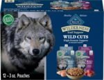 Blue Buffalo Wilderness Trail Toppers Variety Pack Wet Dog Food 3 oz, 12 ct
