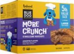 Blue Dog Bakery, More Crunch Assorted Biscuit, Large Dog Treats 5lb Box