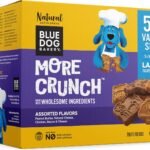 Blue Dog Bakery, More Crunch Assorted Biscuit, Large Dog Treats 5lb Box