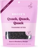 Bocce's Bakery Quack Quack Quack Dog Training Treats, Duck & Blueberry, 6oz