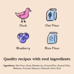 Bocce's Bakery Quack Quack Quack Dog Training Treats, Duck & Blueberry, 6oz - Image 2