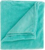 Bone Dry Pet Grooming Towel Collection Absorbent Microfiber X-Large, 41x23.5", Embroidered Green - Image 2