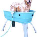 Booster Bath Elevated Pet Bathing, Teal, Large (Pack of 1)