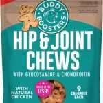 Buddy Biscuits Soft & Chewy Dog Treats, Hip & Joint Boosters, 5 oz Bag