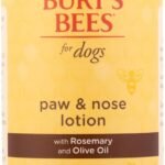 Burt’s Bees Dog Paw & Nose Lotion, Rosemary & Olive Oil, 4 Fl Oz (118 mL)