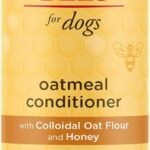 Burts Bees for Pets Oatmeal Dog Conditioner, Fragrance-Free, 10 Fl Oz