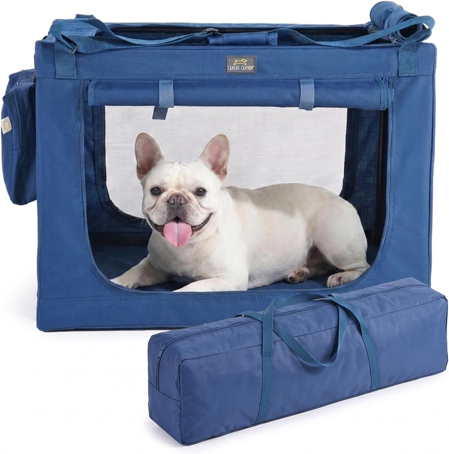 CANINE CANYON 30 Inch Collapsible Soft Dog Crate, Portable Travel Kennel CANINE CANYON 30 Inch Collapsible Soft Dog Crate, Portable Travel Kennel