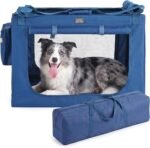 CANINE CANYON 36 Inch Collapsible Soft Dog Crate, Portable Travel Kennel