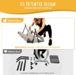 CANINE CANYON Upgraded Non-Slip Daisy Cot, Medium Foldable Elevated Dog Bed, Portable Raised Outdoor Folding Dog Cot for Camping/Home, Chew Proof Waterproof Heavy Duty Up to 160 Lbs, Brown, 32"x 23" - Image 2