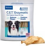 C.E.T. Enzymatic Oral Hygiene Chews for Dogs, Tartar Control, Medium