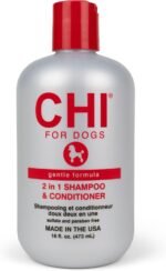 CHI for Dogs Gentle 2-in-1 Shampoo and Conditioner, 16 Fl Oz