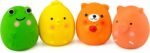 CHIWAVA 4PCS 2.4" Squeak Latex Puppy Toy Funny Animal Sets for Small Dog - Image 2