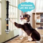 COOYOO 2 Pack Dog Doorbells, Adjustable Potty Training Dog Bells, Upgraded for Training Your Puppy The Easy Way, Premium Quality Housetraining Hanging Bell-5 Extra Large Loud 1.5 DoorBells - Image 2