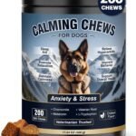 Calming Chews for Dogs 200ct Anxiety and Stress Relief Melatonin Chicken