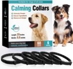 Calming Collar for Dogs 6 Packs Dog Calming Pheromones Collar Separation Anxiety and Stress Relief Anti Anxiety 60 Days Calm Pheromone Collars for Small Medium Large Dogs 25 Inch Adjustable Waterproof