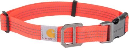 Carhartt Dog Collar Coral Glow L