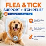 Carmelie Flea and Tick Prevention for Dogs, Flea & Tick + Itch Relief Chews - Image 2