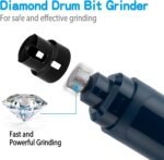 Casfuy Dog Nail Grinder Upgraded - Professional 2-Speed Whisper-Quiet Electric Pet Nail Trimmer Painless Paws Grooming & Smoothing for Small Medium Large Dogs & Cats (Dark Blue) - Image 2