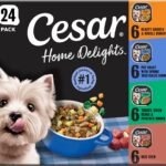Cesar Home Delights Wet Dog Food, Dinner and Stew Variety, 3.5 oz, 24 Count