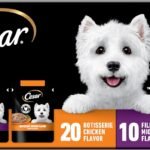 Cesar Mini-Pouch Wet Dog Food, Filet Variety Pack, 1.76 oz, 40 Count