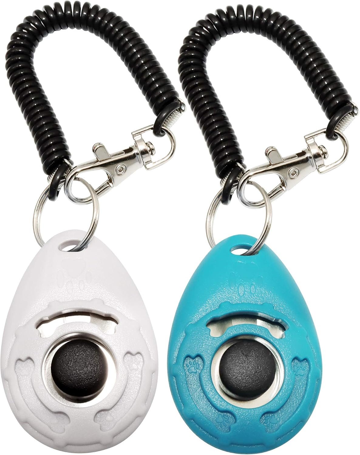 Chadou Training Clicker for Pet Like Dog Cat Horse Bird Dolphin Puppy with Wrist Strap, 2 Pack Chadou Training Clicker for Pet Like Dog Cat Horse Bird Dolphin Puppy with Wrist Strap, 2 Pack