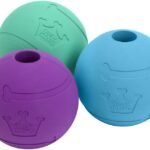 Chew King Fetch Balls Extremely Durable Natural Rubber Toy Pack of 3 – 3 inch Balls (CM-0263-CS01)