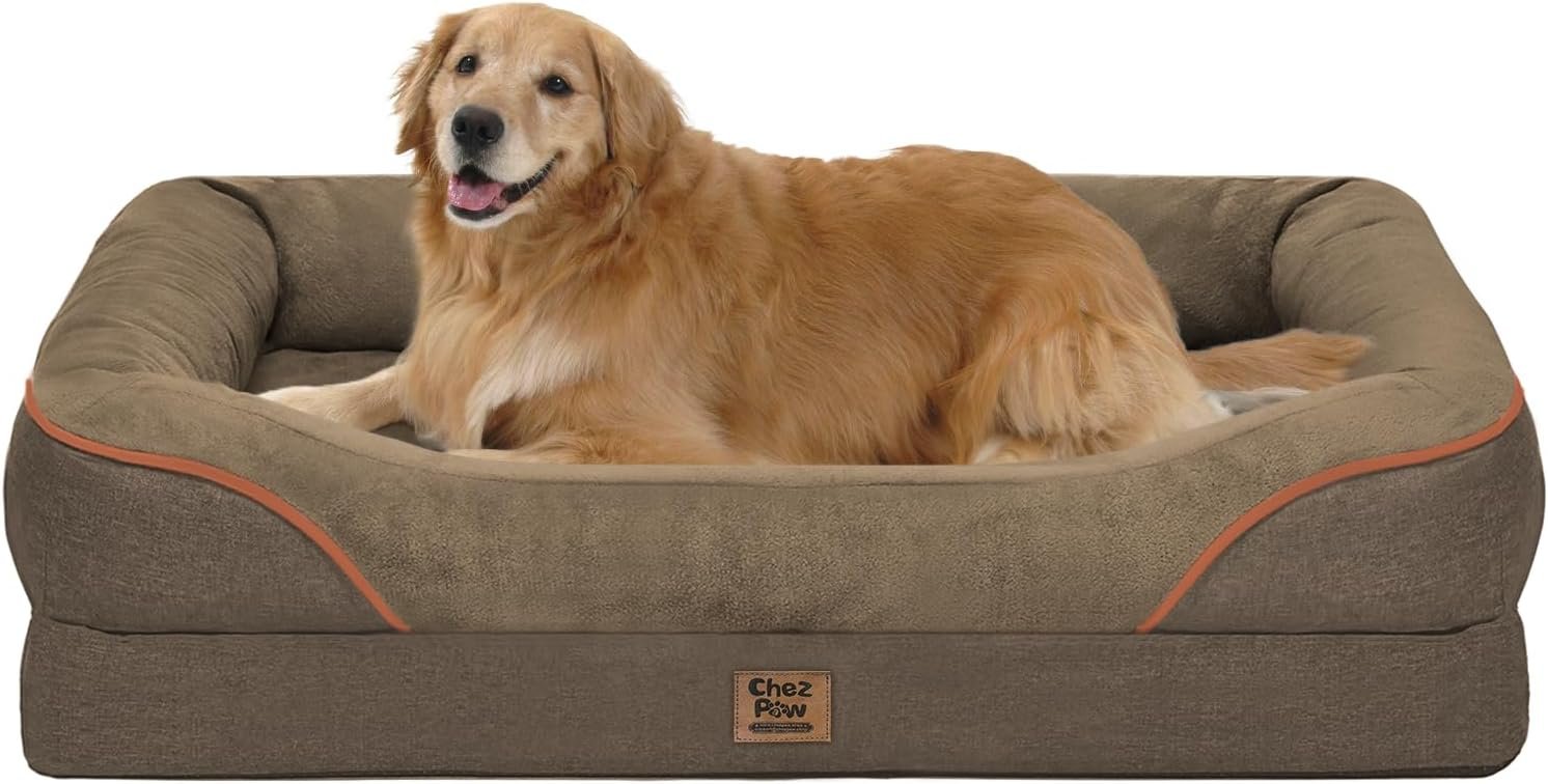 Chez Paw Waterproof Orthopedic Dog Bed for Large and Extra Large Dogs Chez Paw Waterproof Orthopedic Dog Bed for Large and Extra Large Dogs