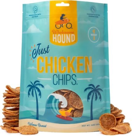 Chicken Chips Dog Treats, Single Ingredient, 16oz