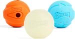 Chuckit Gen 1 Fetch Pack Dog Balls - Interactive Dog Toys, High-Bounce Fetch Ball, Floating Ultra and Rugged Balls, Durable - Size Medium, 2.5-inch Diameter, Set of 3