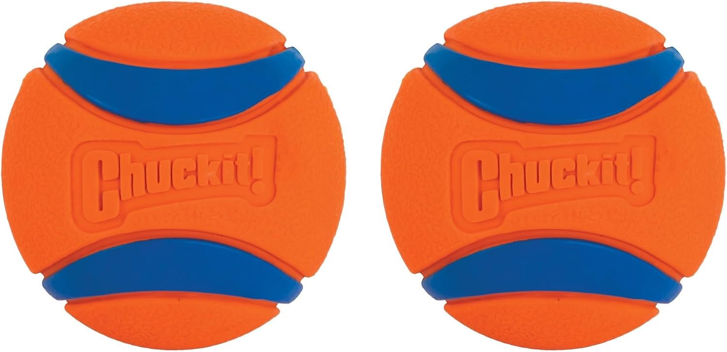 Chuckit! Ultra Ball Dog Toy, Durable Rubber, Small 2-in, 2 Pack Chuckit! Ultra Ball Dog Toy, Durable Rubber, Small 2-in, 2 Pack