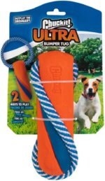 Chuckit! Ultra Bumper Tug Dog Toy,Orange,Medium
