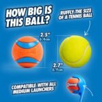 Chuckit! Ultra Rubber Dog Ball, Floating Fetch Toy, Medium 2.5-in, 4-Pack - Image 2
