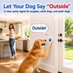 ChunHee Dog Training Bells for Door - Dog Door Bell for with 36 Custom Sounds | Dog Bell for Door Potty Training | Chew-Proof & Adjustable Volume (0-115dB) | Teach Puppies to Signal to Go Outside - Image 2