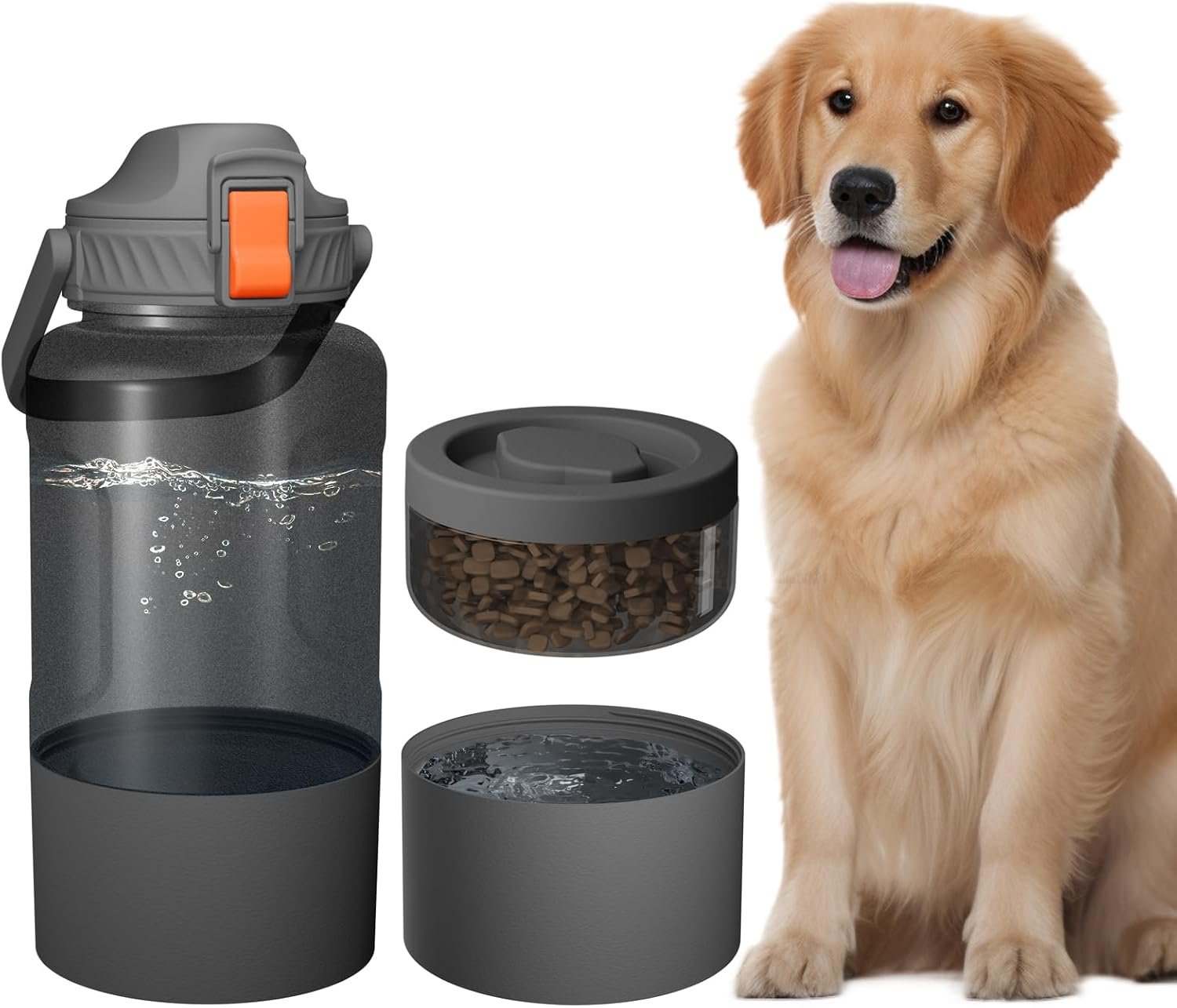 Cibaabo 53oz Large Dog Water Bottle for All Day Travel Feeding & Hydration Cibaabo 53oz Large Dog Water Bottle for All Day Travel Feeding & Hydration