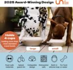 Cleverpup Nomad Large Collapsible Travel Dog Bowl - 4 Cup, Grey Silicone - Image 2