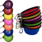 Collapsible Dog Bowl, 10 Pack, Portable, Safe, Reusable, Suitable for Indoor and Outdoor Activities - Image 2