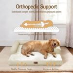 Comfort Expression Washable Dog Bed with Bolster for Medium to Large Dogs - Image 2