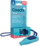 Company of Animals Coachi Whizzclick | Light Blue/Navy Button