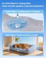 Cooling Dog Bed Orthopedic for Large Dogs ＆ Instant Chill ＆Egg Crate Foam - Image 2